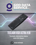 Teclado alámbrico USB Astra K10 negro