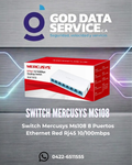 Switch Mercusys MS108 de 8 puertos RJ45 10/100 Mbps